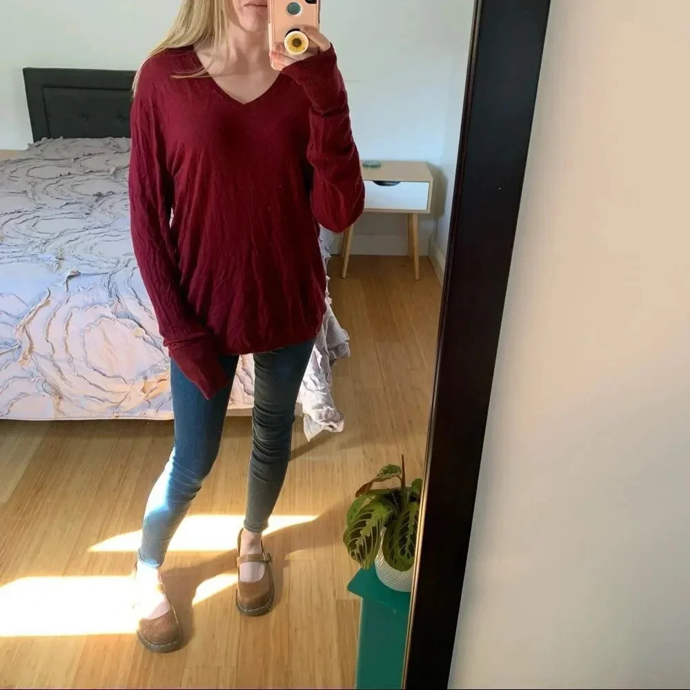 Reiss V Neck Pullover Sweater